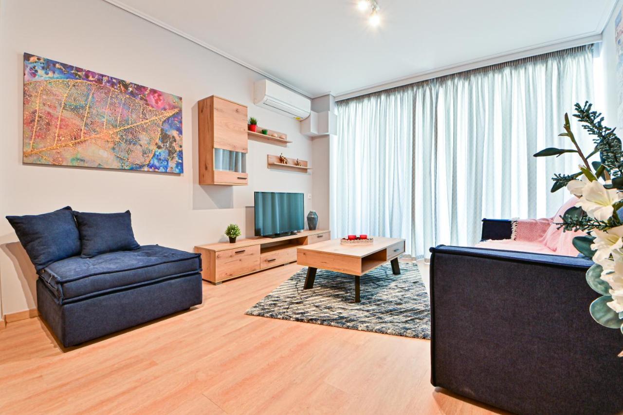 Beautiful New Apartment 5 Min From Piraeus Port Exterior foto